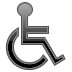 Regular Symbol Handicap Black Icon 72x72 png